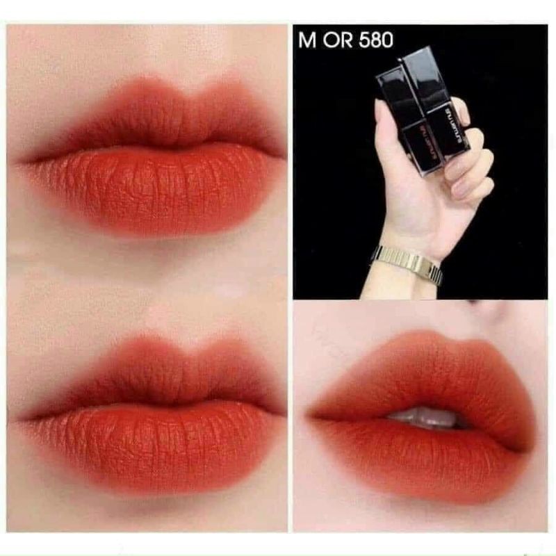 son shu uemura 580 đỏ cam cháy