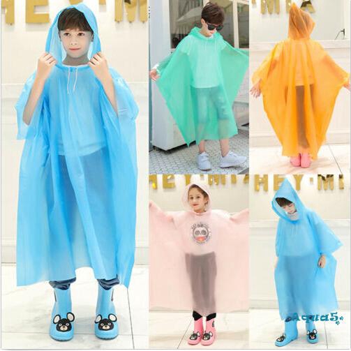 Áo mưa họa tiết hoạt hình xinh xắn cho bé gái