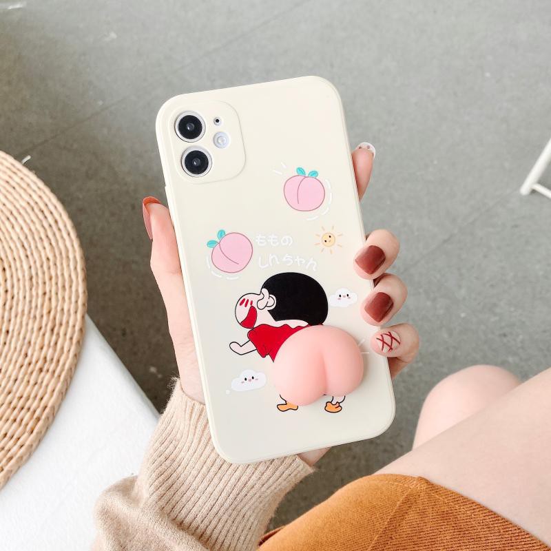 Ốp Điện Thoại Silicon Dẻo Họa Tiết Hoạt Hình Cậu Bé Bút Chì Vui Nhộn Cho Oppoa9X A57 A92S A31 Silicone | BigBuy360 - bigbuy360.vn