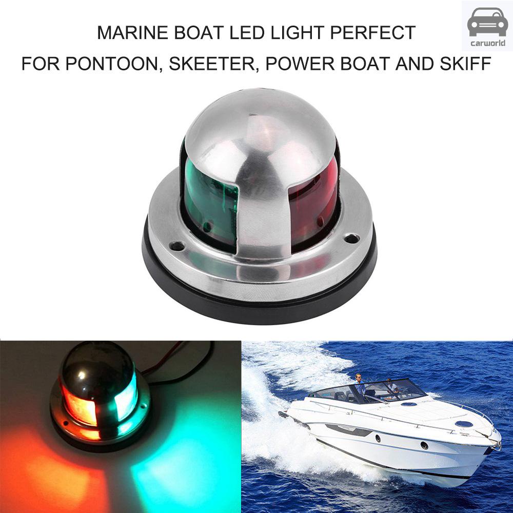 Gentl Red&Green LED Marine Navigation Light 12V Boat Bow Light Marine Boat Singnal Light, Perfect for Pontoon, Skeeter, Power Boat and Skiff