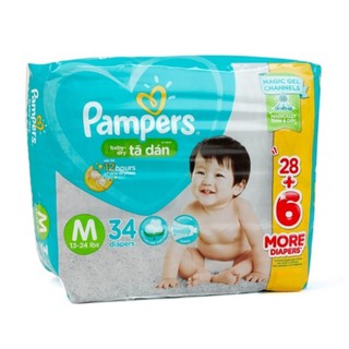 Tã dán Pamper size M 34 miếng