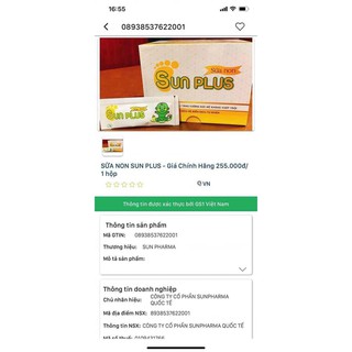 sữa non sunplus