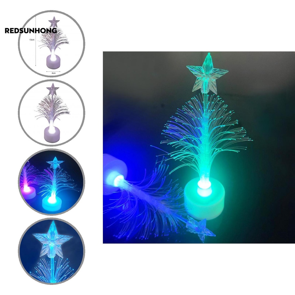 Đèn LED để bàn hình cây thông noel trang trí đa năng