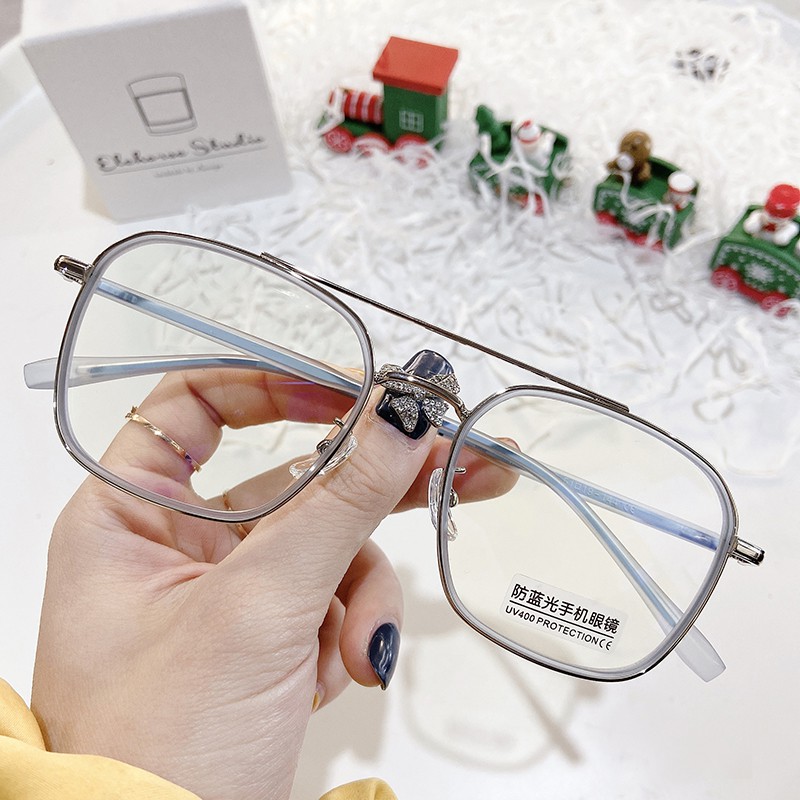 Trong Suốt Mắt Kính Gọng Kim Loại Jz2807 | BigBuy360 - bigbuy360.vn