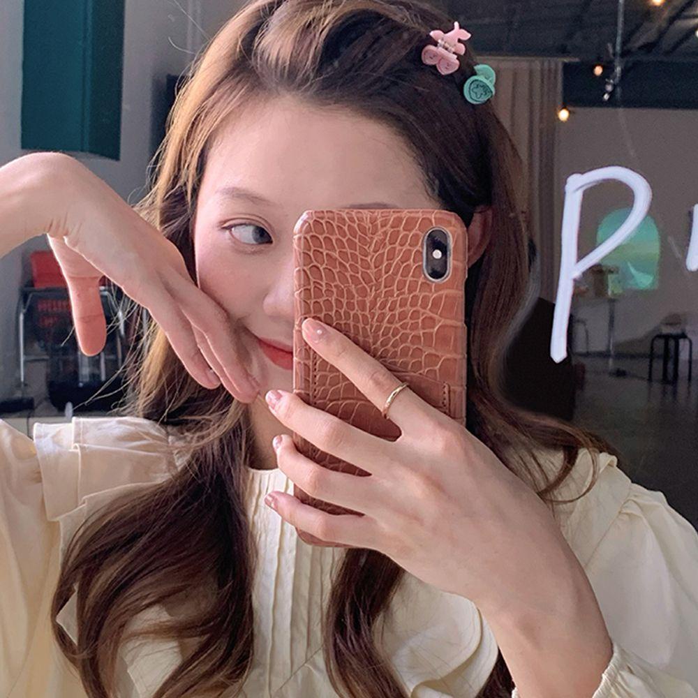 AROMA Kẹp Tóc Hình Móng Vuốt Gấu Bằng Acrylic Thời Trang Hàn Quốc Cho Bé Gái