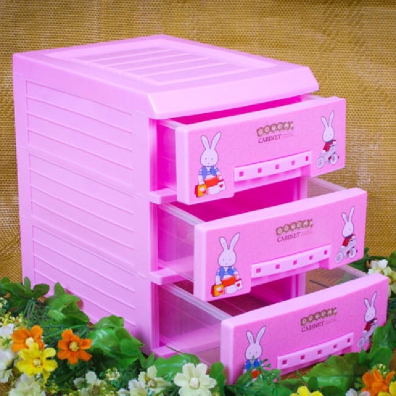 Tủ nhựa mini 3 tầng đựng thuốc, đồ cá nhân Song Long