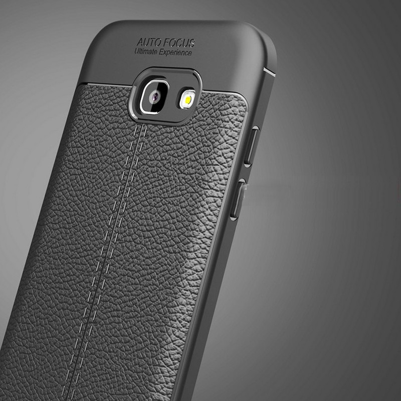 Ốp Lưng Auto Focus Vân Da Cho Samsung A7/ A5 (2016)