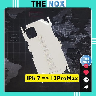 Miếng Dán PPF IPhone Cầu Vồng Tự Phục Hồi Full Các Dòng Từ 7 Đến 13ProMax [The Nox]