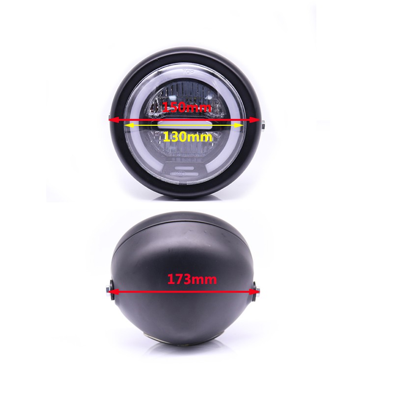 Đèn Pha LED Phong Cách Retro Cho Xe Mô Tô