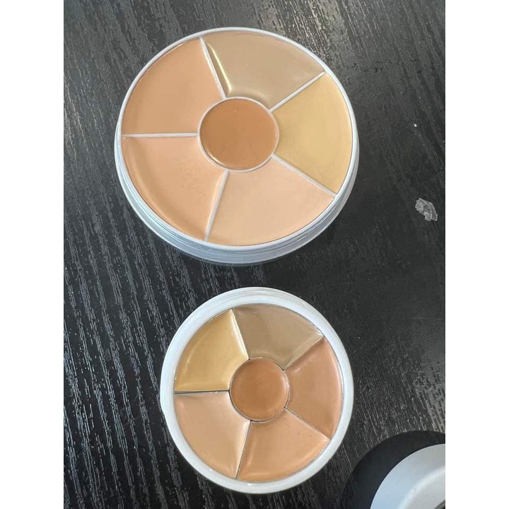 Bảng chiết kryolan-Triệt sắc&che khuyết điểm-khối sáng , tối
