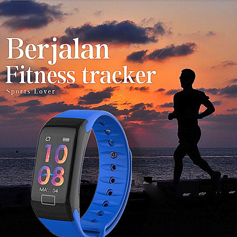 Sports Fitness Tracker Heart Rate Monitor Smart Watch Vòng đeo tay thể dục thông minh Không thấm nước Band thông minh Huyết áp Heart Rate Monitor Đồng hồ đeo tay Sức khỏe cho Android ios Berjalan BSW12