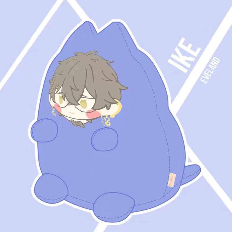 Búp Bê Nhồi Bông Hình Nhân Vật NIJISANJI Vtuber Vox Mysta Ike Dễ Thương