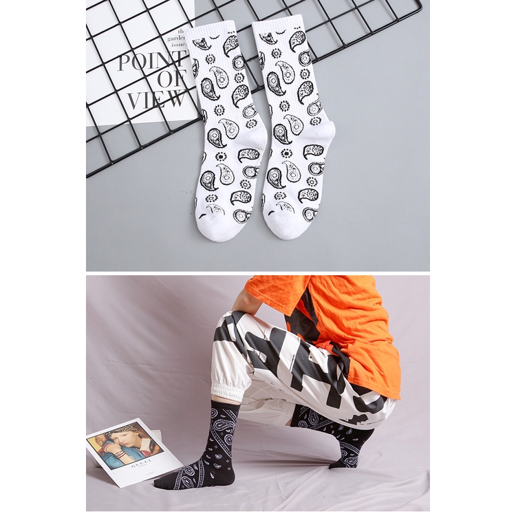 Tất Cổ Cao Bandana - Vớ Cao Cổ Họa Tiết Bandana