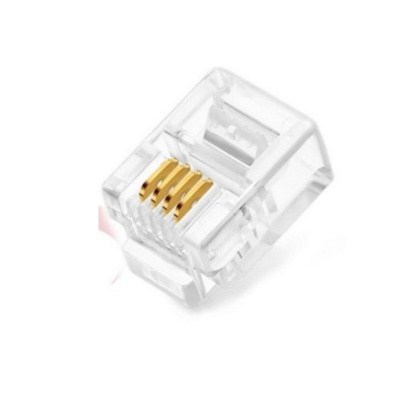 Đầu Kết Nối Điện Thoại 4 Pin Rj11 Rj11