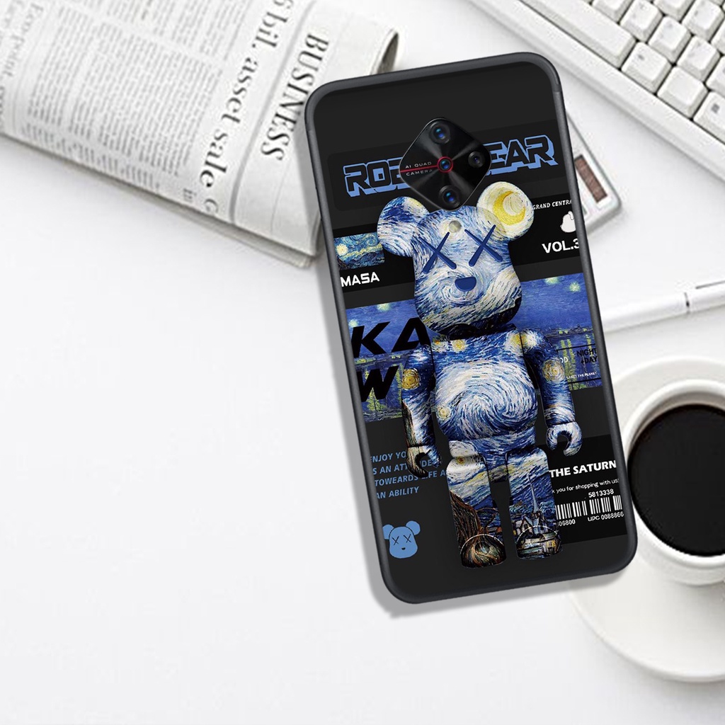 [HOT]ỐP VIVO S1 - S1 PRO , In Hình Gấu Robot họa tiết L-V màu sắc cực đẹp.