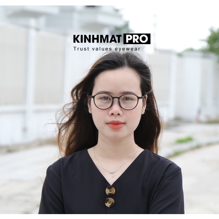 Gọng kính cận nhựa Ultem Bolon P18958 dáng tròn Kính mắt Pro
