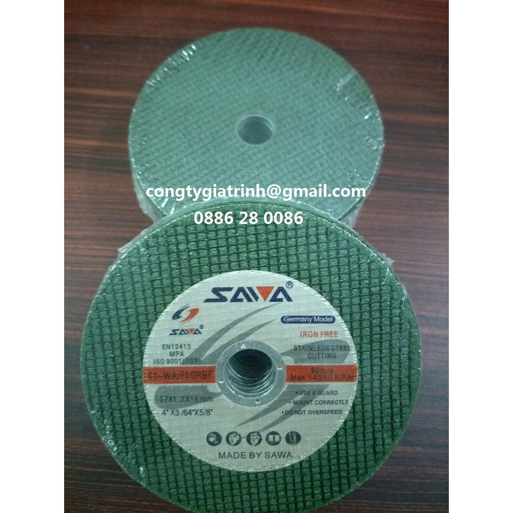 Đá cắt sawa 107x1.2x16mm