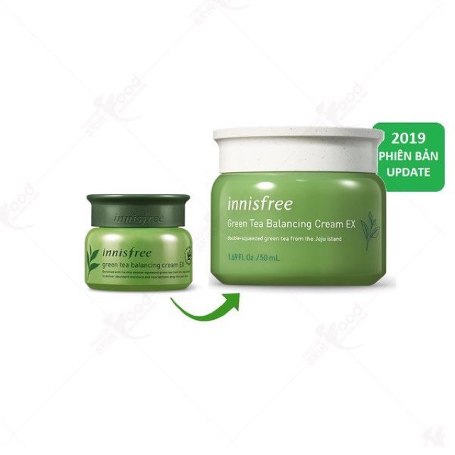 Kem dưỡng trà xanh Innisfree Green Tea Cream 50ml