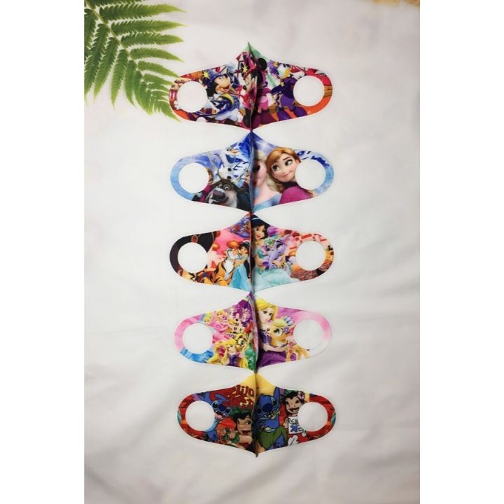 (Combo 10 cái)-Khẩu trang trẻ em từ 3-8Tuổi hình siêu nhân - ELSA - SOFIA - vải poly in 3d sắc nét -Hương Nhiên | BigBuy360 - bigbuy360.vn