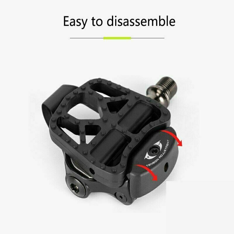 Road Bike Pedal Adapter Self-Locking Clipless for Shimano SPD System