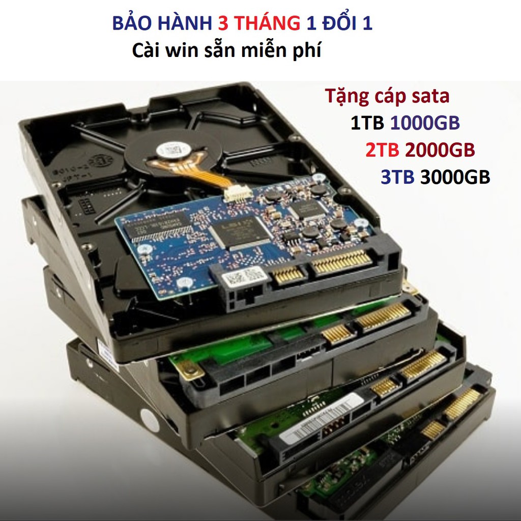 Ổ cứng PC 1TB 2TB 3TB máy bàn hdd laptop 1T 2T 3T 4T 1000GB 2000GB 3000GB 1T 2T 3T