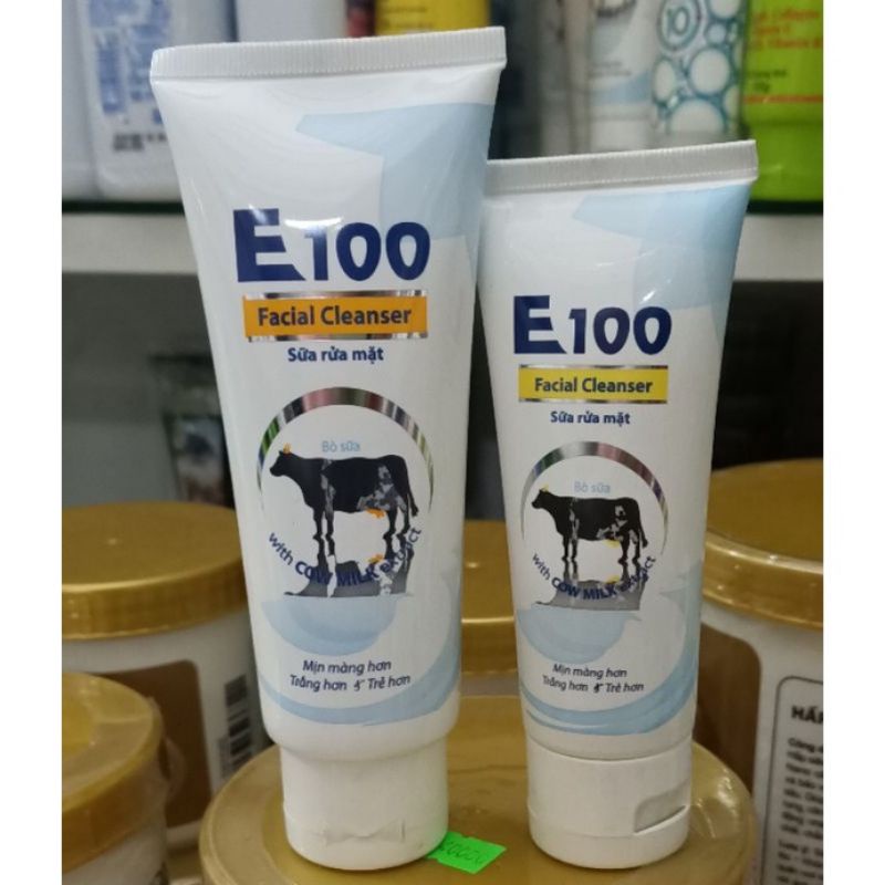 Sữa rửa mặt E100 Bò
