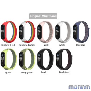 Dây đeo nylon mặt cao su Mi band 5, miband 6 MIJOBS - dây đeo thay thế mi band 6, miband 5 nylon/silicon MIJOBS
