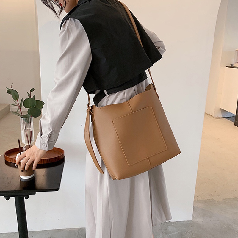 Túi đeo một bên vai IELGY sức chứa lớn phong cách cổ điển thời trang cho nữ