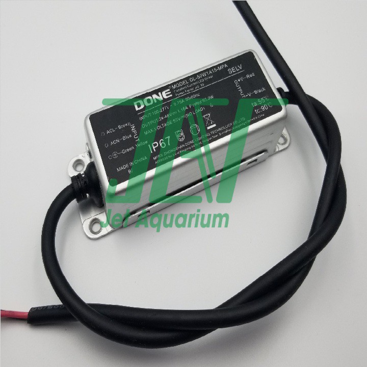 Nguồn Ổn Dòng Led Driver DONE 50w [CHÍNH HÃNG, CHUẨN CÔNG SUẤT] vỏ nhôm, chống nước, an toàn, thẫm mỹ