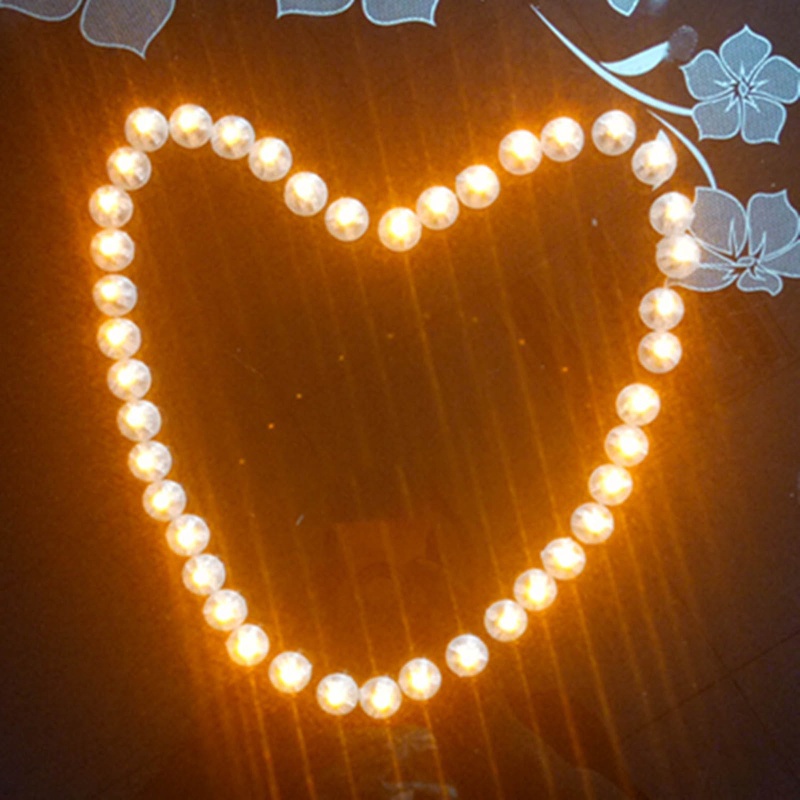 Set 50 Đèn LED Phát Sáng Hình Quả Bóng Dùng Trang Trí Năm Mới