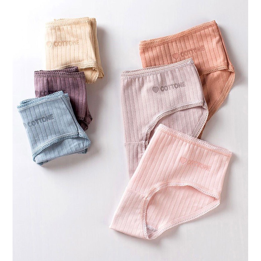 Qần Lót Nữ Cạp Viền Ren Kháng Khuẩn Cottony | BigBuy360 - bigbuy360.vn