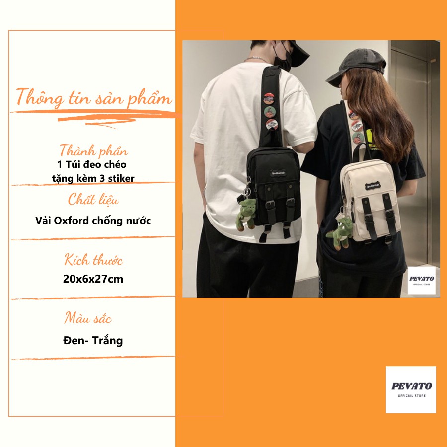 ❤ Túi đeo chéo nam nữ mini đi chơi đi học phong cách Ulzzang Hàn Quốc TX01 | BigBuy360 - bigbuy360.vn