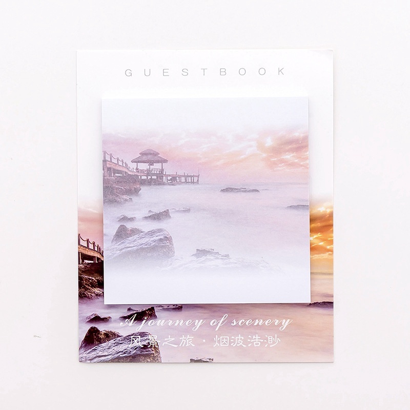 Giấy dán ghi chú hình phong cảnh độc đáo sáng tạo