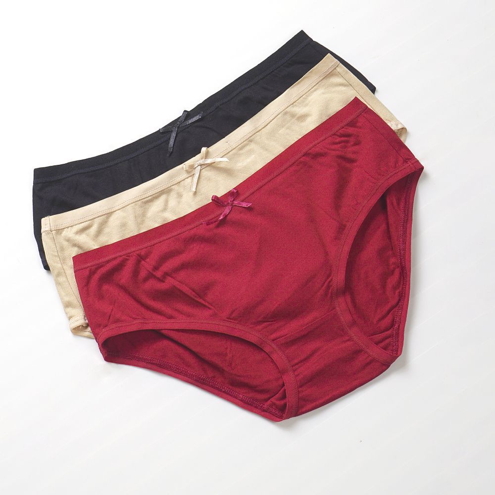 Quần lót nữ cotton Poly thun lạnh dễ thương, sexy, gợi cảm (3 màu ), hàng VNXK Thái Hòa - W02