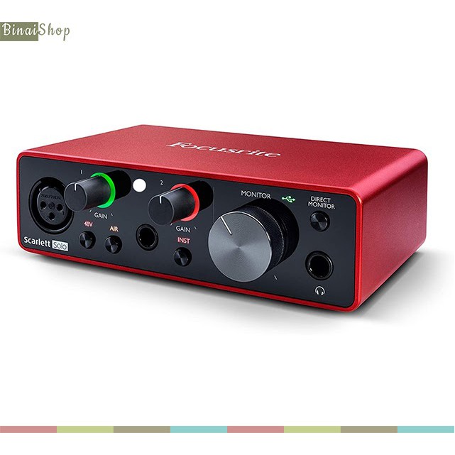 Focusrite Scarlett Solo (Gen3) - Sound Card Thu Âm