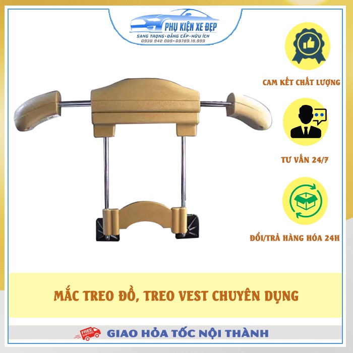 Mắc Treo Đồ Vest Chuyên Dụng ⚡FREESHIP⚡Trên Xe Ô Tô