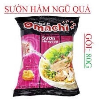 Mì tôm Omachi sườn, bò 80g