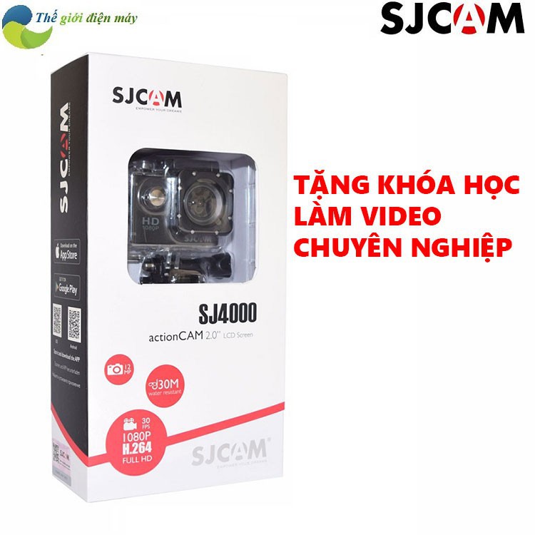 [SaleOff] Camera hành trình, camera hành động SJCAM SJ4000 wifi 2 inch, chất lượng full HD bảo hành 12 tháng, đổi trả 