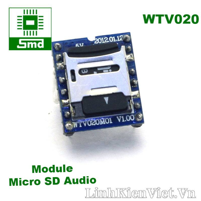 Module Micro SD audio (WTV020)