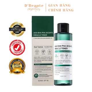 Nước Hoa Hồng SOME BY MI AHA BHA PHA 30 Days Miracle Toner 150ml - Hàn Quốc Chính Hãng