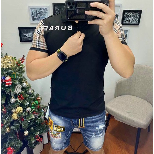 Áo thun Polo nam cổ bẻ vải Cotton 4 chiều trẻ trung 2 màu  - MANLY STYLE | BigBuy360 - bigbuy360.vn