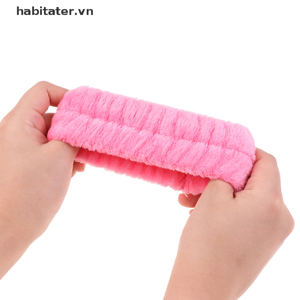 1 Dây Đeo Cổ Tay Màu Trơn Thấm Hút Tốt Tiện Dụng Khi Rửa Mặt / Chạy Bộ