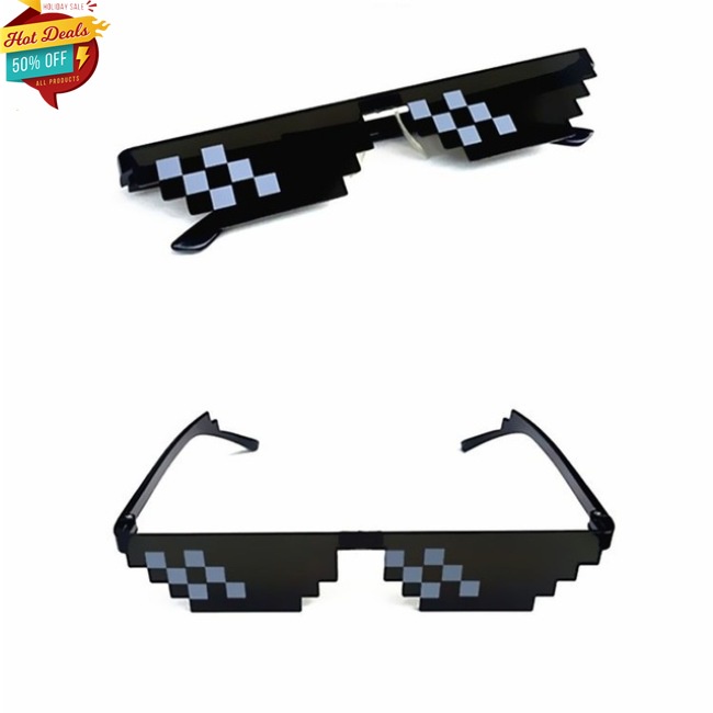 Mắt Kính Phong Cách Minecraft 8 Bit MLG Dành Cho Người Lớn Và Trẻ Em