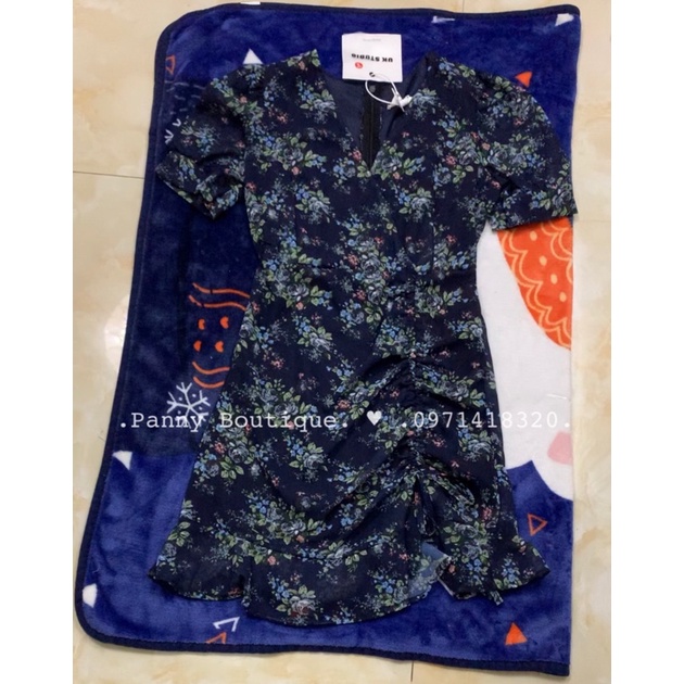 Đầm Váy voan hoa vạt chéo rút dây, style ulzzang Hàn Quốc 🌻 Panny Boutique 🌻