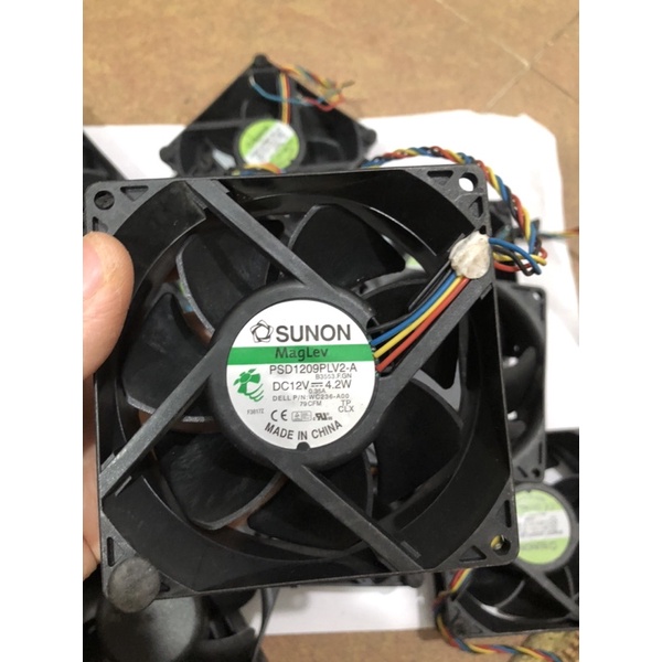 Fan 9cm 12V 0.65A và 0.3A SUNON đã test kĩ