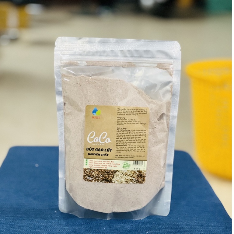 1KG TINH BỘT CÁM GẠO LỨT gạo huyết rồng, đắp mặt, tắm trắng, dưỡng da,