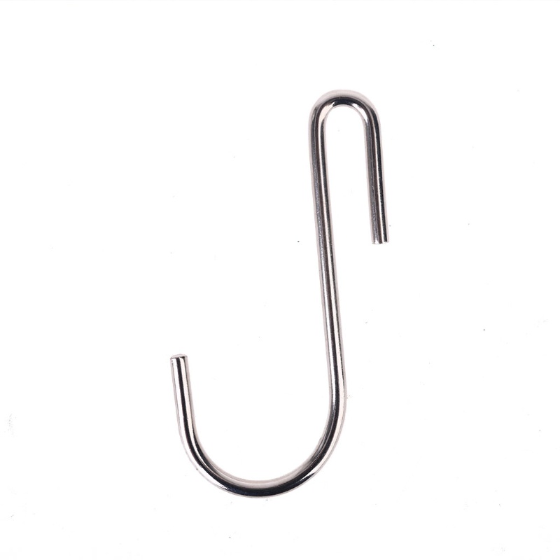 Set 10 Móc Treo Đồ Hình Chữ S Bằng Thép Không Gỉ