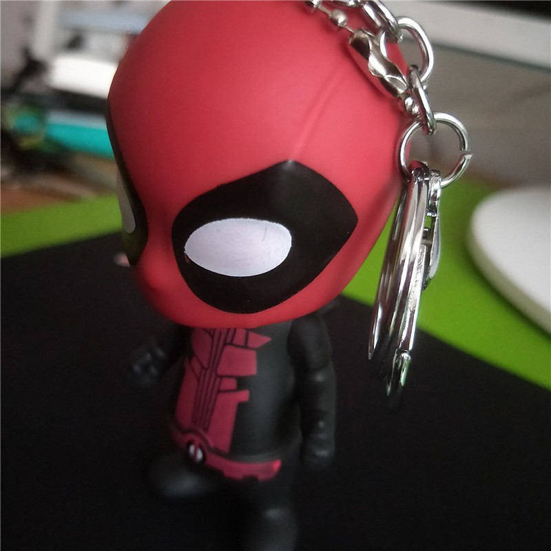 Móc Khóa Hình Nhân Vật Deadpool 3d Hoạt Hình Bằng Pvc