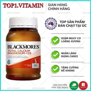 Viên uống Canxi Magie Total Blackmores Úc Total Calcium Magnesium + D3