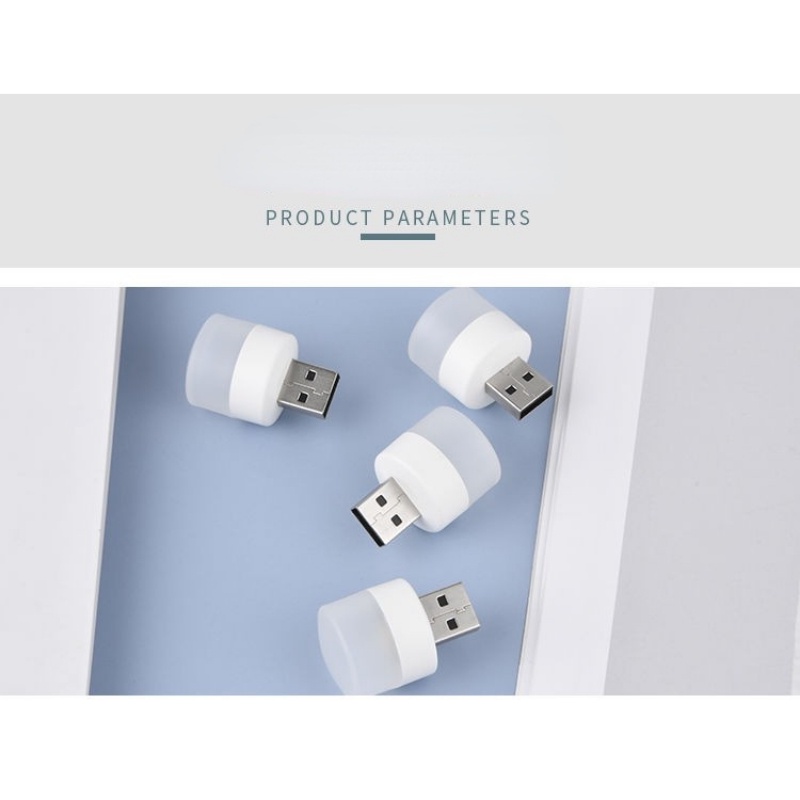 Đèn LED Đọc Sách Bảo Vệ Mắt Sạc USB Hình Tròn Nhỏ